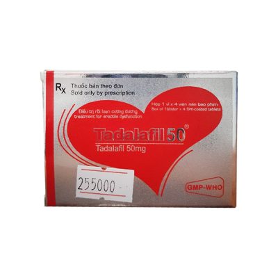 Tadalafil 50 mg 4 viên - Thuốc cường dương