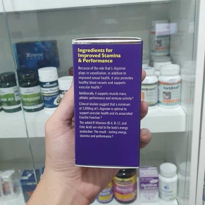 Thuốc tăng cường sinh lý nam Natrol L-Arginine 3000mg, Chai 90 viên