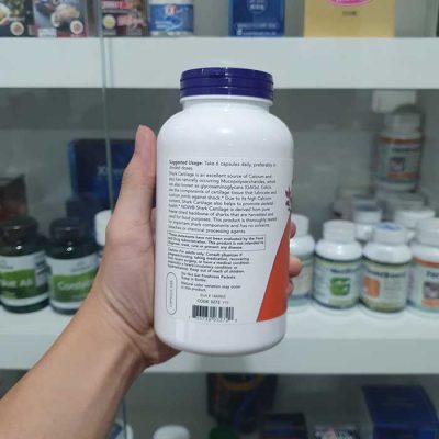 Sụn cá mập Now Shark Cartilage 750 mg