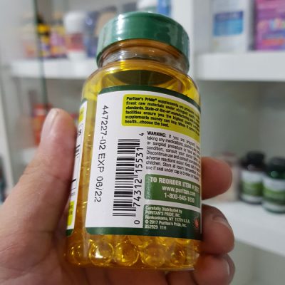 Odorless Garlic 1000mg - Tinh dầu tỏi Puritan's Pride 100 viên 4 Tinh dầu tỏi Puritan's Pride Odorless Garlic Extract 1000mg