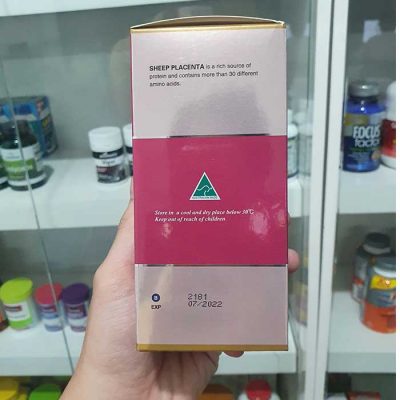Placentra Costar Nhau thai cừu 35000 của Úc, Hộp 100 viên