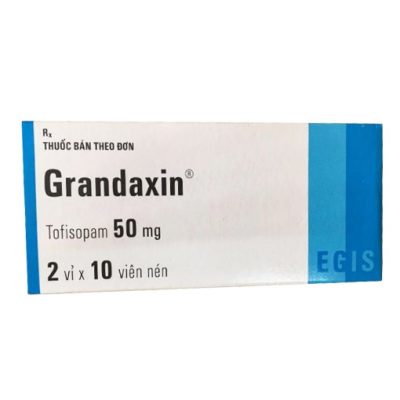 Grandaxin 50mg Egis 20 viên – Trị bệnh tâm thần