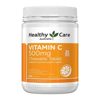 Viên nhai Vitamin C 500mg Healthy Care 500 viên