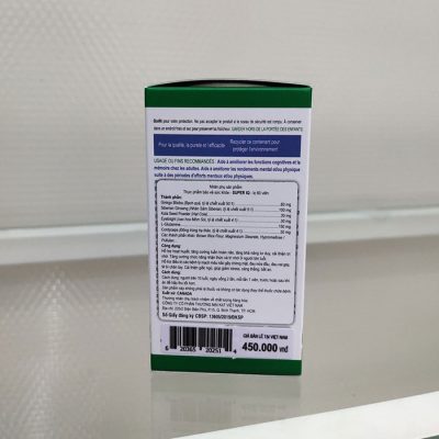 Super IQ Organika 60 viên - Viên uống bổ não 3 super iq 5