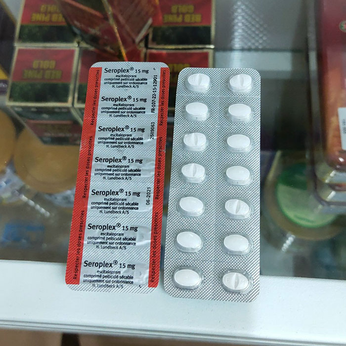 Seroplex 15mg Escitalopram 28 viên - Thuốc trầm cảm | Nhà thuốc Vinmec