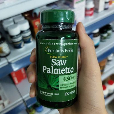 puritans pride saw palmetto 450mg 100 vien