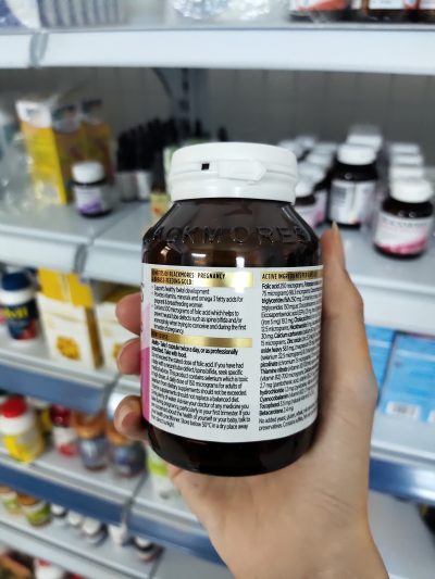 Pregnancy Breast-feeding Gold 60 viên - Viên uống bổ bầu Blackmores 3 vien uong bo bau blackmores pregnancy breast feeding gold 60 vien2