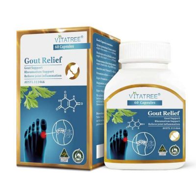 Gout Relief Vitatree 60 viên - Viên uống hỗ trợ bệnh Gút