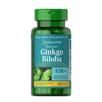 Ginkgo Biloba 120mg Puritan's Pride 100 viên - Viên uống bổ não