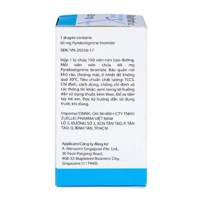 mestinon 60mg menarini 150 vien 2