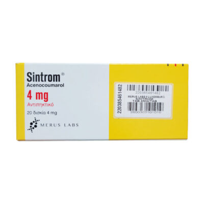 Sintrom 4 mg thuốc chống kháng đông 20 viên