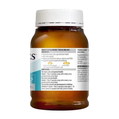 Odourless Fish Oil Mini Caps Blackmores