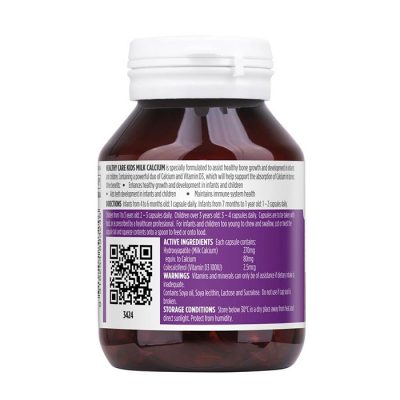 Healthy Care Kids Milk Calcium 60 viên