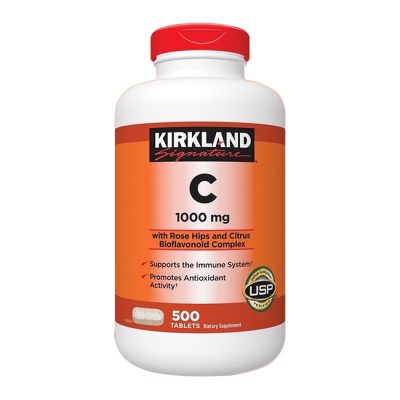 Vitamin C 1000mg Kirkland 500 viên