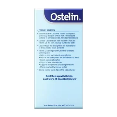 Ostelin Kids Milk Calcium & Vitamin D3 Liquid 90ml