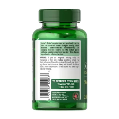 Puritan's Pride Zinc 50mg