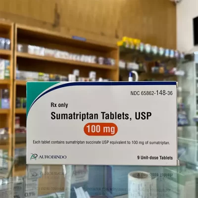Sumatriptan 100mg Aurobindo 1 vỉ x 9 viên