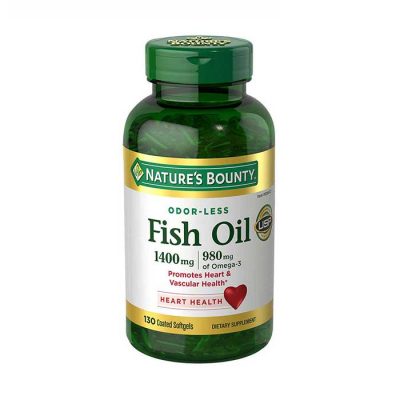 Odor-less Fish Oil 1400mg Nature's Bounty