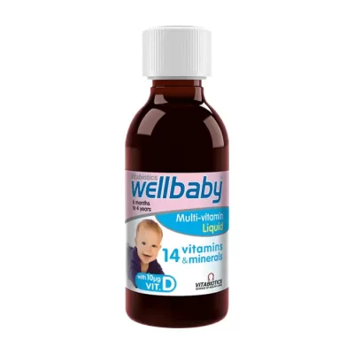 Vitabiotics Wellbaby Multi-Vitamin Liquid 14 Vitamin & Minerals 150ml