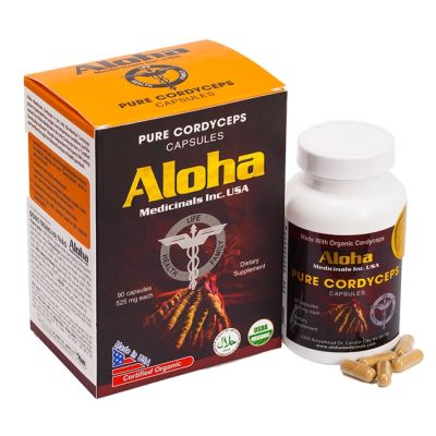 Đông trùng hạ thảo Aloha Cordyceps 525mg 90 viên
