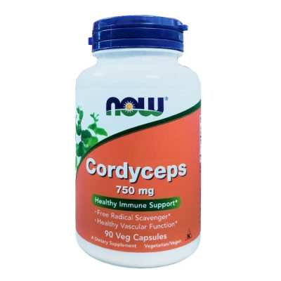 Đông Trùng Hạ Thảo Now Cordyceps 750mg 90 viên