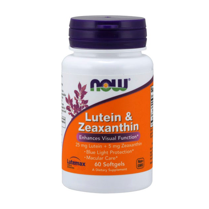 Lutein Zeaxanthin 5mg Now 60 viên - Viên uống bổ mắt Lutein Zeaxanthin 5mg Now 60 viên - Viên uống bổ mắt