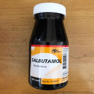 Salbutamol 2mg 1000 viên – Điều trị hen suyễn