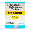 Thuốc kháng virus Mylan Hepbest 25mg
