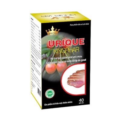 Urique Kingphar 40 viên - Viên uống hỗ trợ bệnh gút