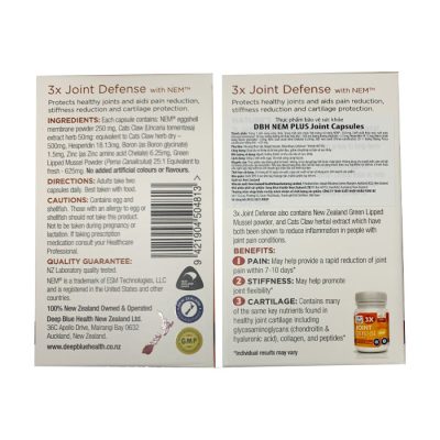 3X Joint Defense 60 viên - Bổ xương khớp