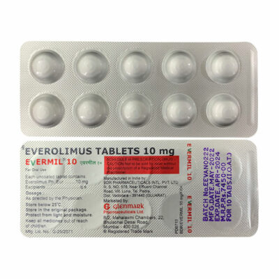 Evermil 10 Everolimus 10mg Điều trị ung thư