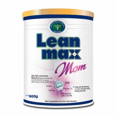 Leanmax Mom 900g Nutricare – Sữa dinh dưỡng cho mẹ