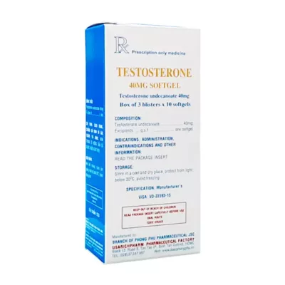 Thuốc Testosterone 40mg 30 viên