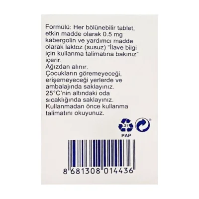 dostinex 0 5mg pfizer 8 vien 1