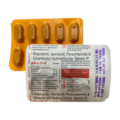 Akurit 4 200 viên - Thuốc điều trị Lao