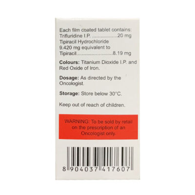 Tipanat 20 Natco – Thuốc điều trị ung thư dạ dày và đại trực tràng 20 viên 3 tipanat 20 natco
